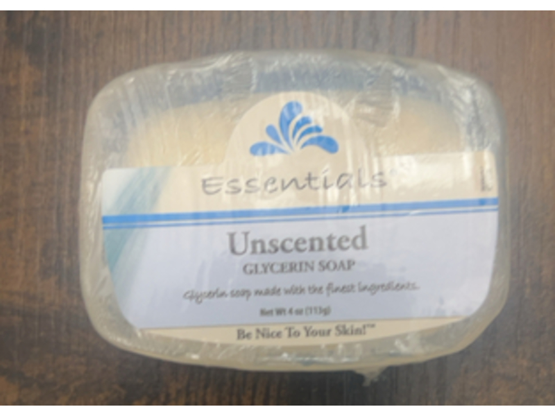 Essentials Glycerine Soap, Unscented, 4 oz/113 g