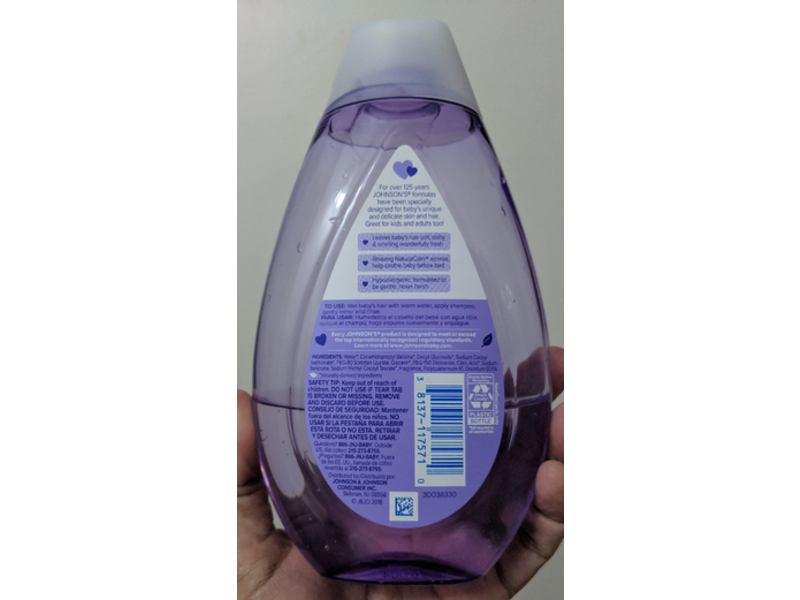 Johnson's Calming Shampoo, 13.6 fl oz/400 mL