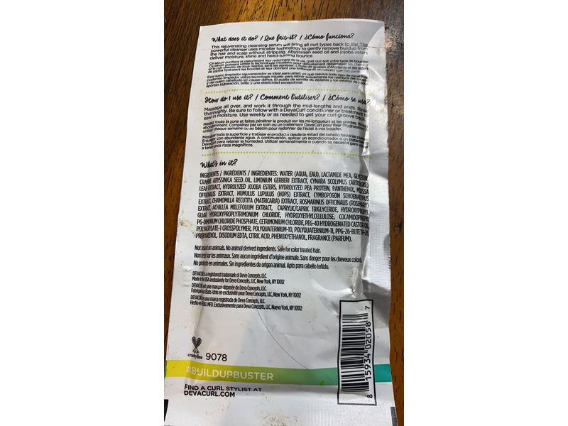 Deva Curl Buildup Buster Cleansing serum, 1 fl oz/30 mL