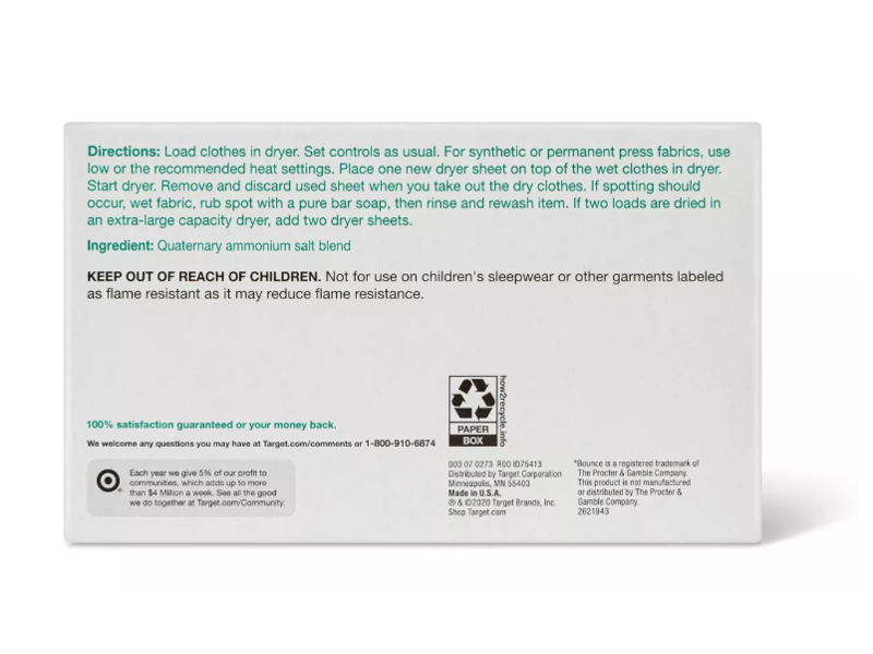 Up & Up Dryer Sheets, Free & Clear, 105 Count