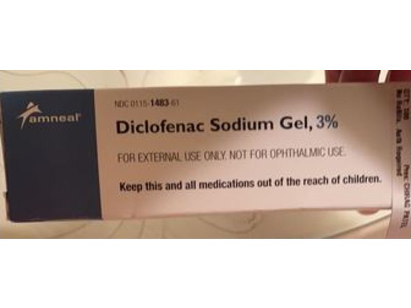 Diclofenac Sodium Gel 3%, 100g Amneal Pharmaceuticals LLC, (RX)