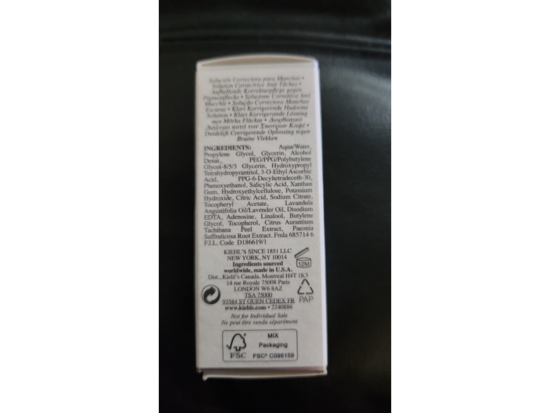 Kiehl's Clearly Corrective Dark Spot Corrector Face Serums 0.5oz (15ml)