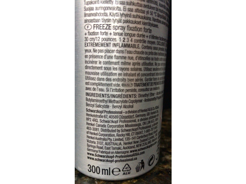 Schwarzkopf Osis+ 2 Strong Hold Hairspray - Medium Control, 8.75 oz/300 mL, Pack Of 2