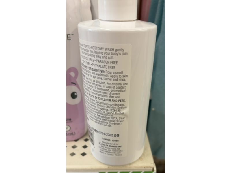 Baby Love By Personal Care Top-To-Bottom Wash, Baby Soft Scent, 14 fl oz/414 mL