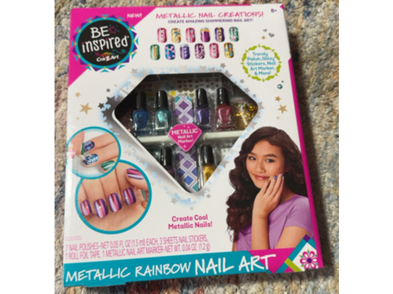 Cra-Z-Art Metallic Rainbow Nail Art Set