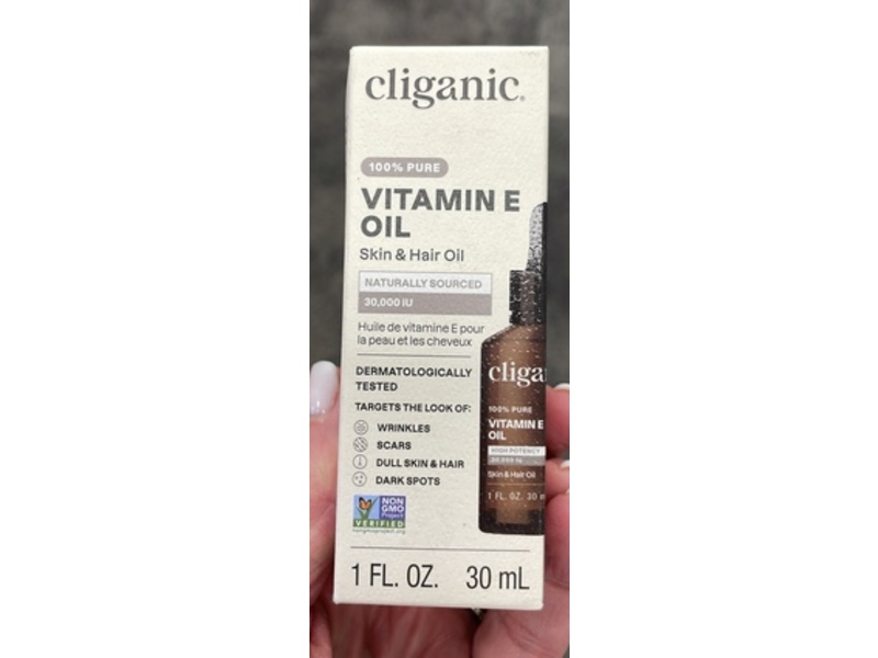 Cliganic Vitamin E Oil, 1 fl oz/30 mL