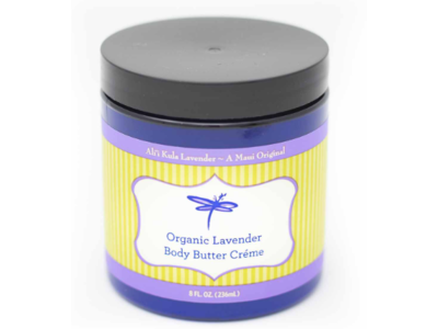 Ali'i Kula Lavender Body Butter Creme, Organic Lavender, 8 fl oz/236 mL