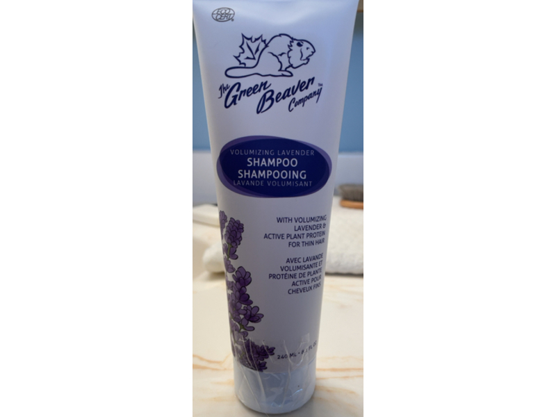 The Green Beaver Company Volumizing Shampoo, Lavender, 8.1 fl oz/240 mL