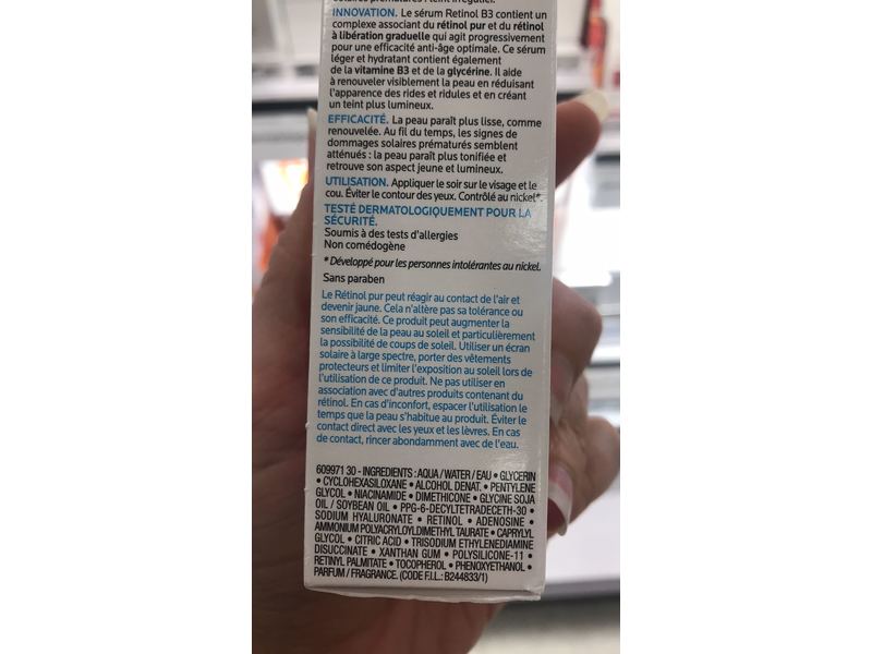 La Roche-Posay Serum, Retinol B3, 1.0 fl oz/30 mL