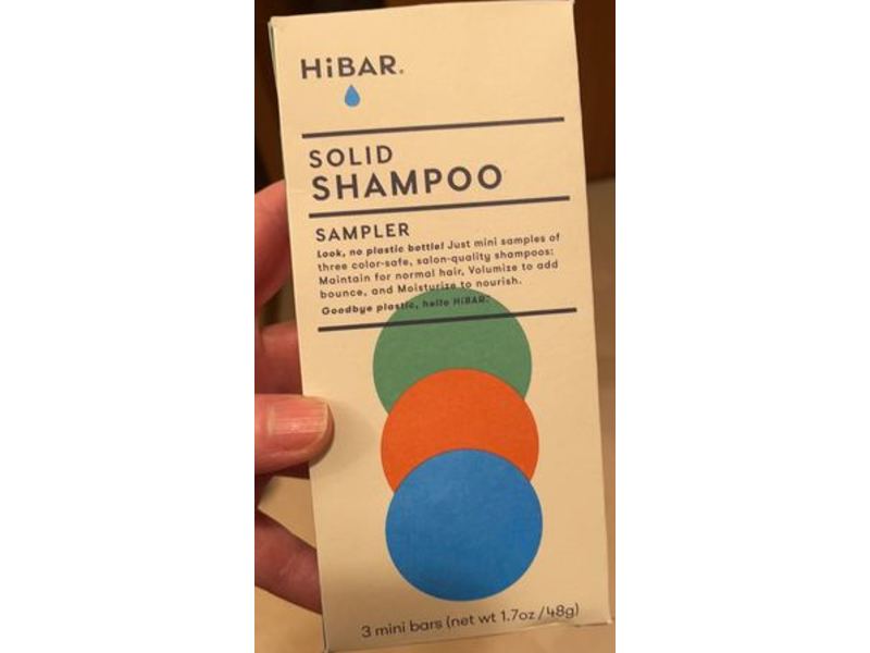 HiBAR Solid Shampoo Bar, 1.7 oz/48 g