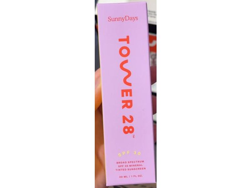 Tower 28 Sunny Days Mineral Tinted Sunscreen, 05 Fairfax, SPF 30, 1 fl oz/30 mL