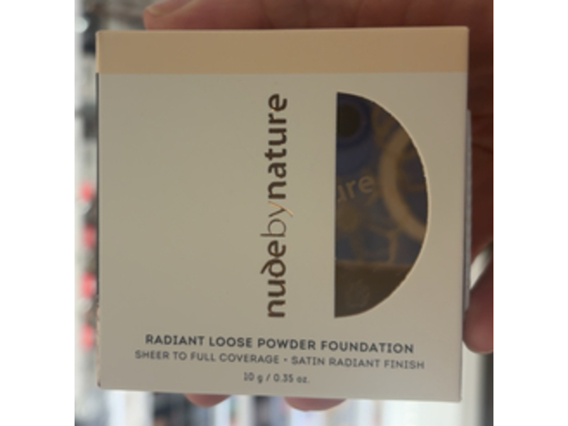 Nude By Nature Radiant Loose Powder Foundation, C1 Fair, 0.35 oz/10 g