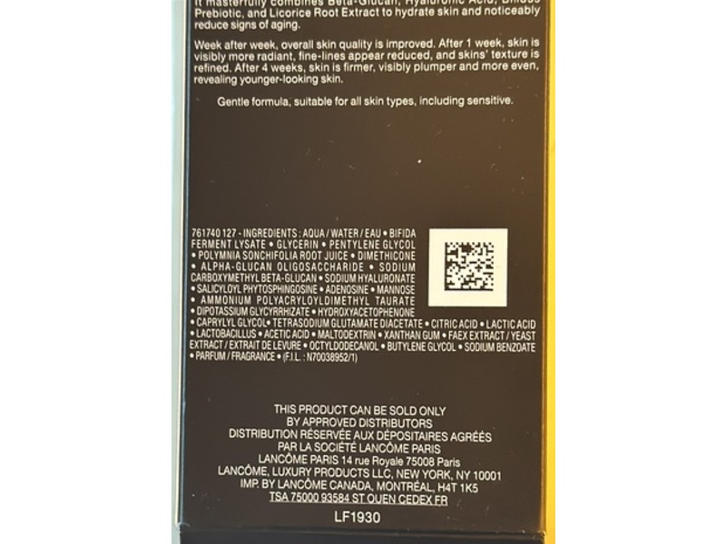 Lancome Paris Genifique Ultimate Dual Recovery Augmented Serum, 3.8 fl oz/115 mL