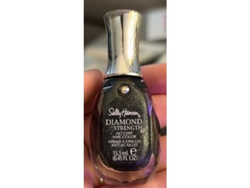 Sally Hansen Diamond Strength No Chip Nail Color, Black Diamond, 0.45 f/13.3 mL