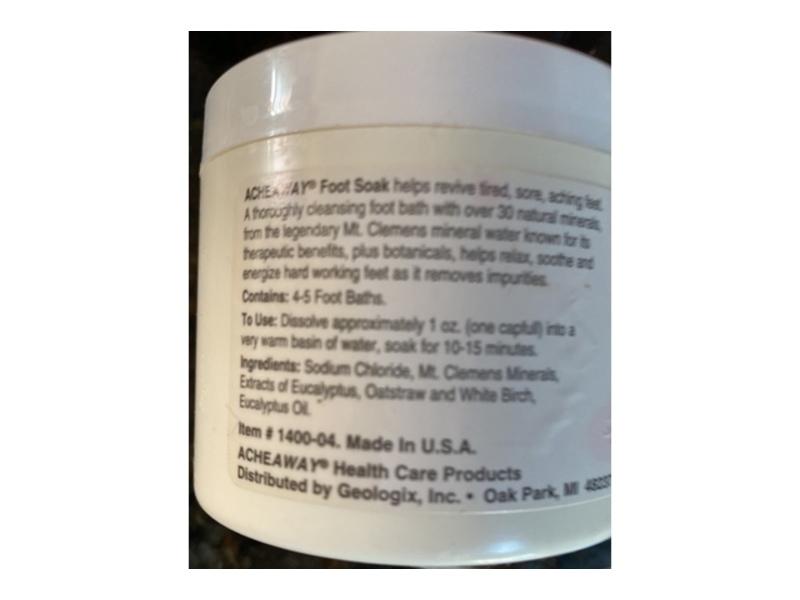 Ache Away Foot Soak, 5 oz