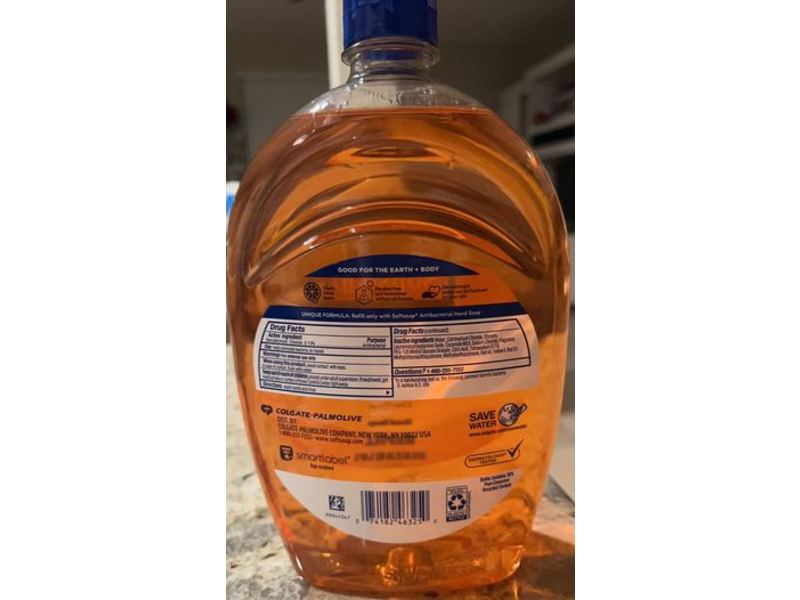 Softsoap Antibacterial Liquid Hand Soap Refill, Crisp Clean, 50 fl oz