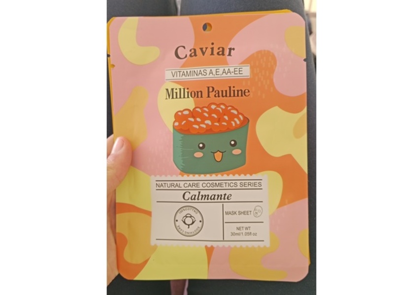 Caviar Million Pauline Mask Sheet, Calmante, 1.05 fl oz/30 mL