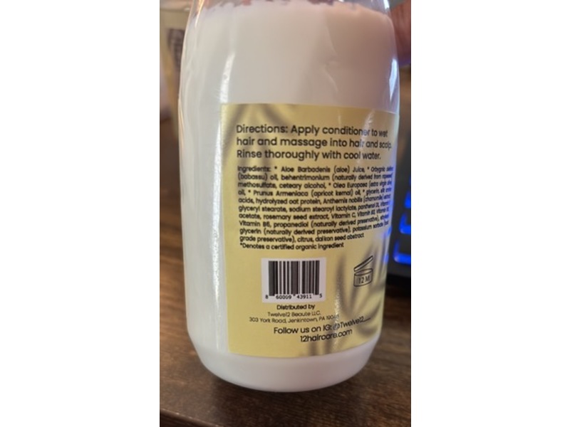 Twelve 12 Beaute Conditioner, Minty Scent, 12 fl oz