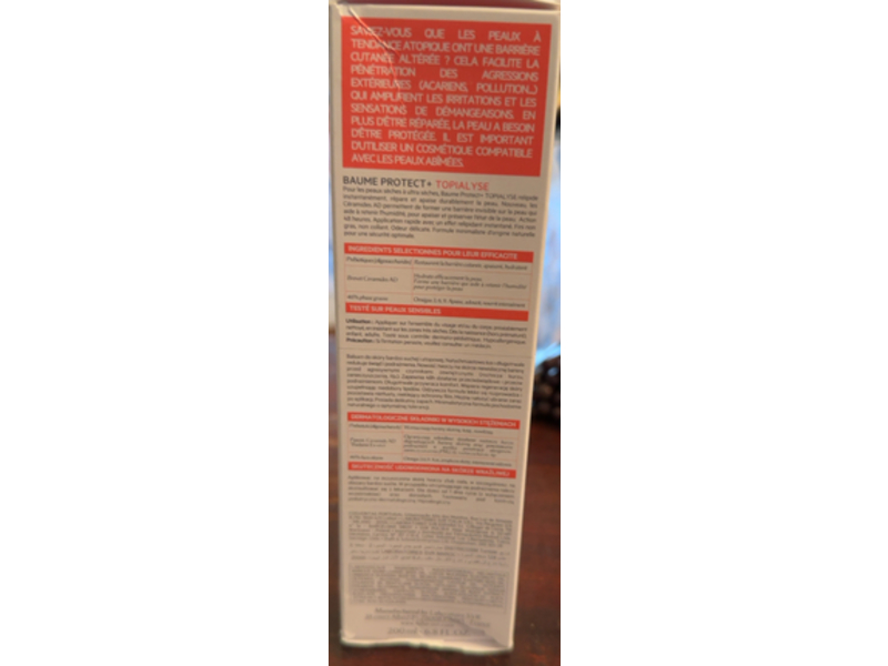 Svr Baume Protect+ Topialyse, 200 mL