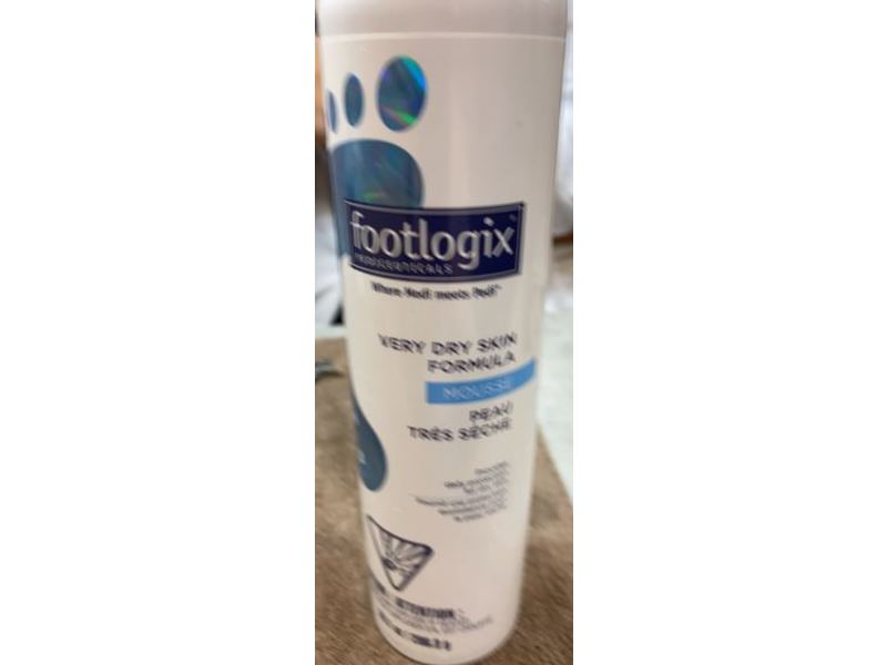 Footlogix Very Dry Skin Formula Mousse, 4.23 oz / 119.9 g