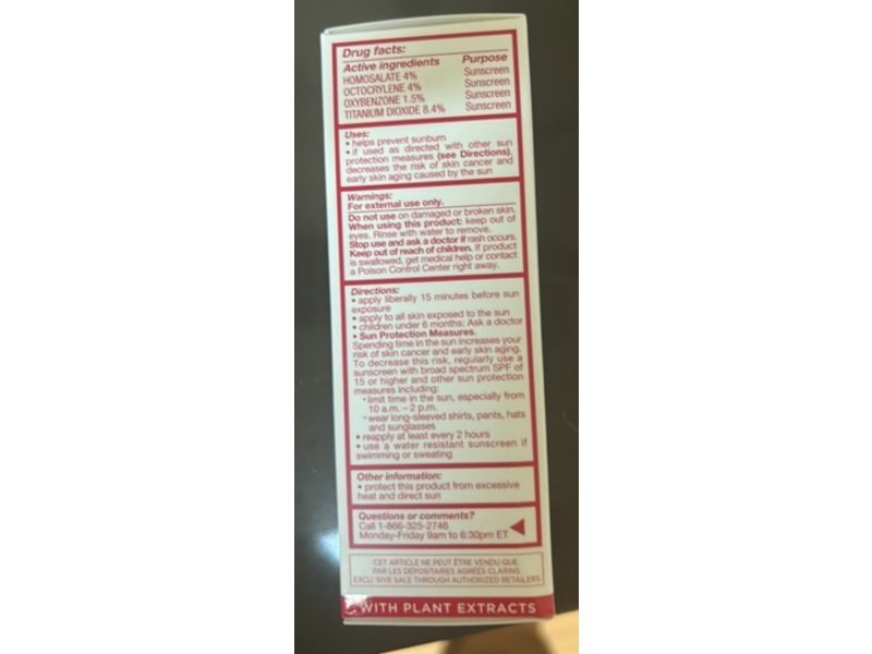 Clarins UV Plus Anti-Pollution Sunscreen Multi-Protection Tint, Medium, 1.7 fl oz/50 mL