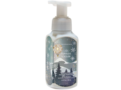 Bath & Body Works Gentle & Clean Foaming Hand Soap, Vanilla Icicles, 8.75 fl oz/259 mL