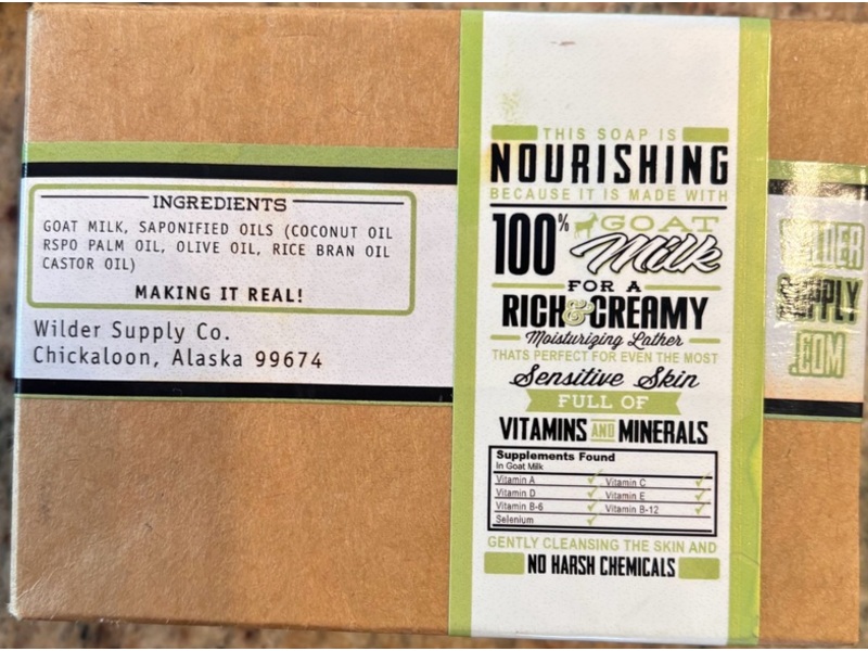 Wilder Supply Co. Goat Milk Soap, 4.5 oz