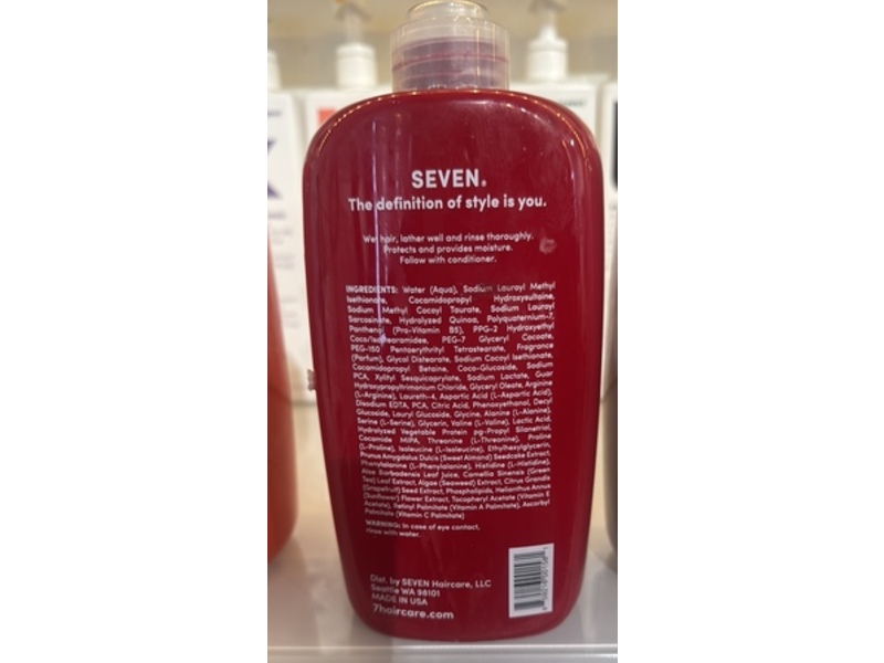 Seven Rinzu Color Shampoo, 32 fl oz/946 mL