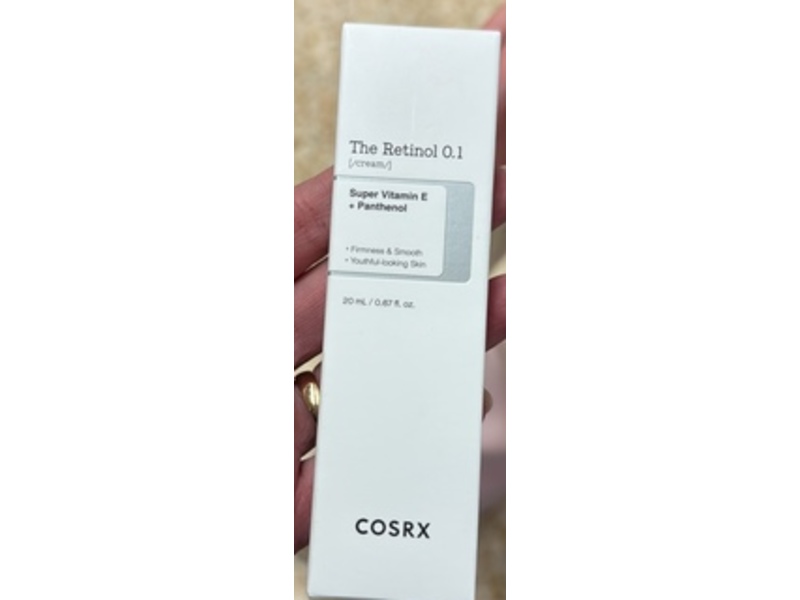 Cosrx The Retinol 0.1 Cream, Super Vitamin E + Panthenol, 0.67 fl oz/20 mL