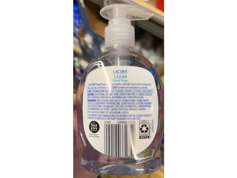 Lacura Hand Soap, Clear, 7.5 fl oz/221 mL