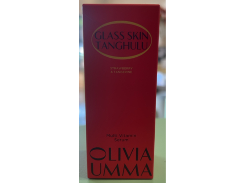 Olivia Umma Glass Skin Tanghulu Multivitamin Serum, Strawberry & Tangerine, 1.35 fl oz/40 mL