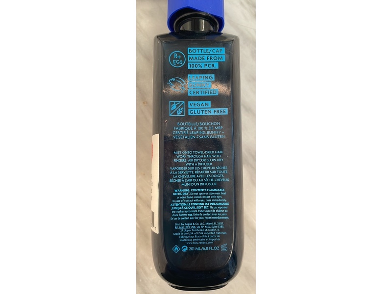 R + Co Blue Rose Water Wave Spray, 6.8 fl oz/201 mL