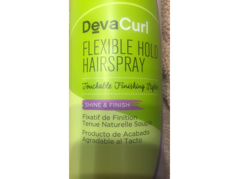 Devacurl Flexible Hold Hair Spray, Shine And Finish, 10 oz/283 g