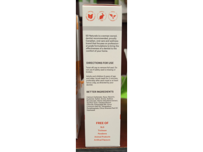 Spa Dent Naturals Kids Toothpaste, Berry Burst, 3.5 oz/100 g