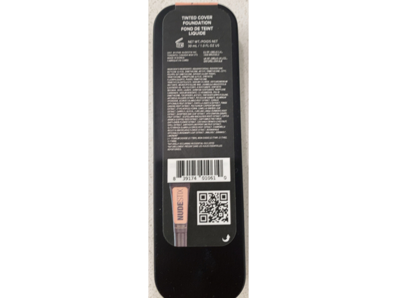 Nudestix Tinted Cover Foundation, Nude 3, 1.01 fl oz/30 mL