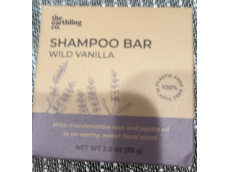 The Earthling Co. Shampoo Bar, Wild Vanilla, 3.0 oz/85 g