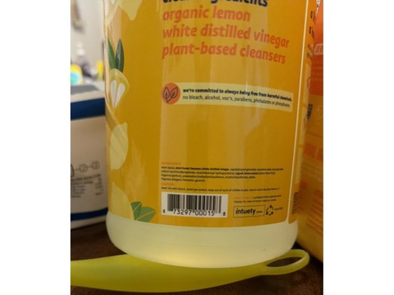 Originally Yellow All-Purpose Vinegar, Organic Lemon, 64 oz