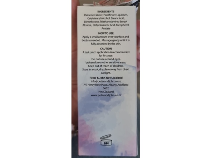 Peter & John Intense Moisture Facial Cream, Vitamin E, 3.38 fl oz/100 mL