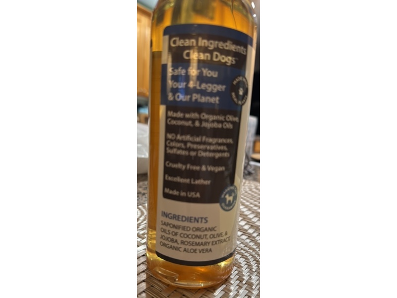 4-Legger Natural Shampoo, Unscented, 16 fl oz/473 mL