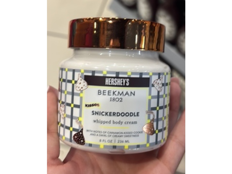Beekman 1802 Hershey's Snickerdoodle Whipped Body Cream, 8 fl oz/236 mL