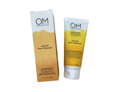 OM Botanicals One-Step Facial Cleanser, 3.4 oz/100 mL