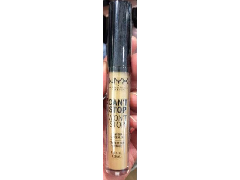 NYX Professional Makeup Can't Stop Won't Stop Contour Concealer, 11 Beige, 0.11 fl oz/3.5 mL