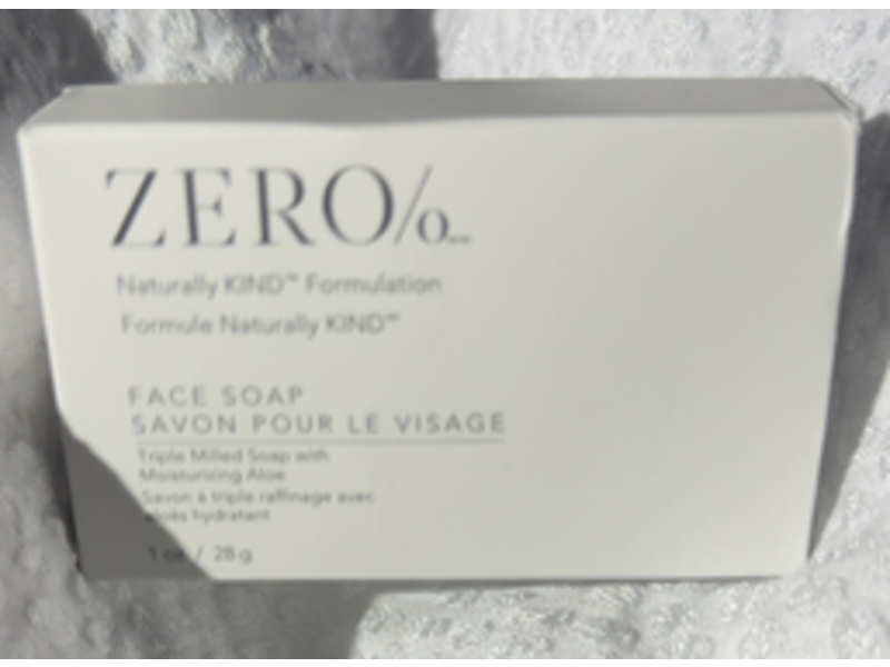 Zero Triple Milled Face Soap, Aloe, 1 oz/28 g