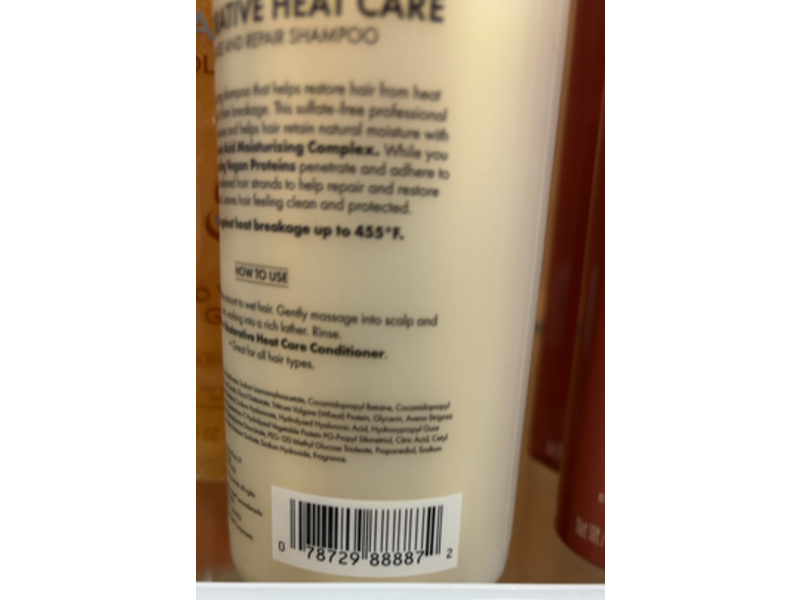 Hot Tools Pro Assist Restorative Heat Care Cleanse & Repair Shampoo, 8.5 fl oz/250 mL