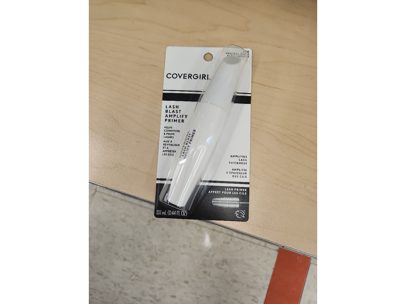 CoverGirl Lash Blast Amplify Eyelash Primer, 780 Neutral White, 0.44 fl oz/13.1mL