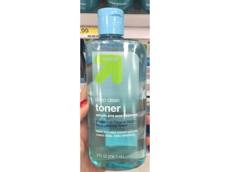 up&up Deep Clean Toner Salicylic Acid Acne Treatment, 8 fl oz / 236.5 mL
