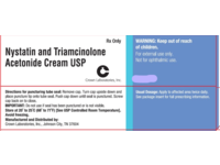 Nystatin and Triamcinolone Acetonide Cream USP, 60 g, Crown Laboratories (RX) - thumbnail 1