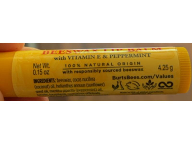 Burts Bees Moisturizing Lip Balm, 0.15 oz/4.25 g