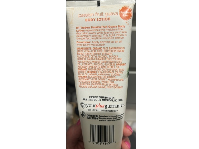 Harris Teeter Traders Body Lotion, Passion Fruit Guava, 8 fl oz/237 mL