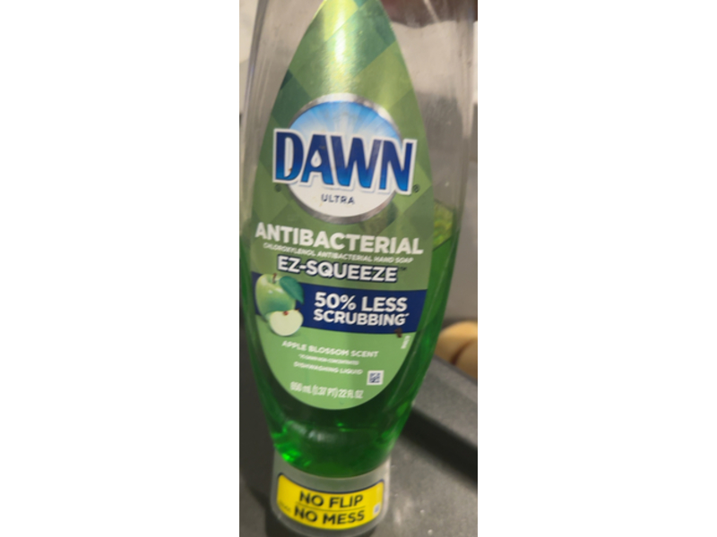 Dawn Antibacterial Ez -Squeeze Hand Soap, Apple Blossom Scent, 22 fl oz/850 mL